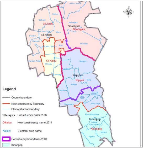 List of Sub Counties in Nyandarua county