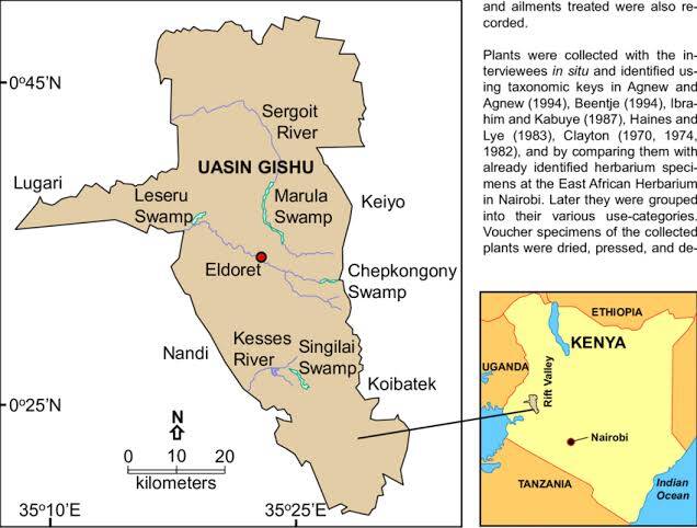 List of Sub Counties in Uasin Gishu County