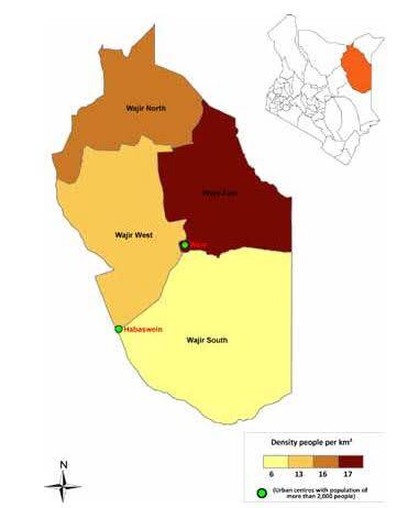 List of Sub Counties in Wajir County