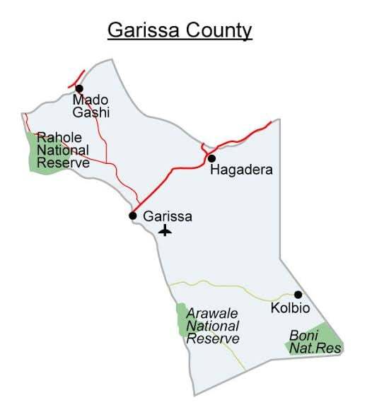 List of Sub Counties in Garissa county