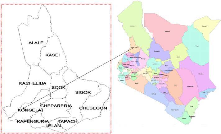 List of Sub Counties in West Pokot