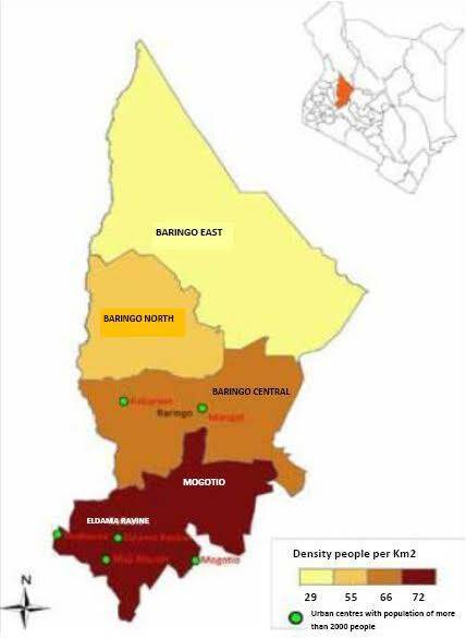 List of Sub Counties in Baringo County