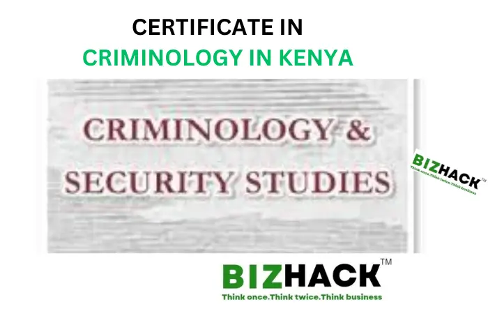 Certificate Criminology Course In Kenya