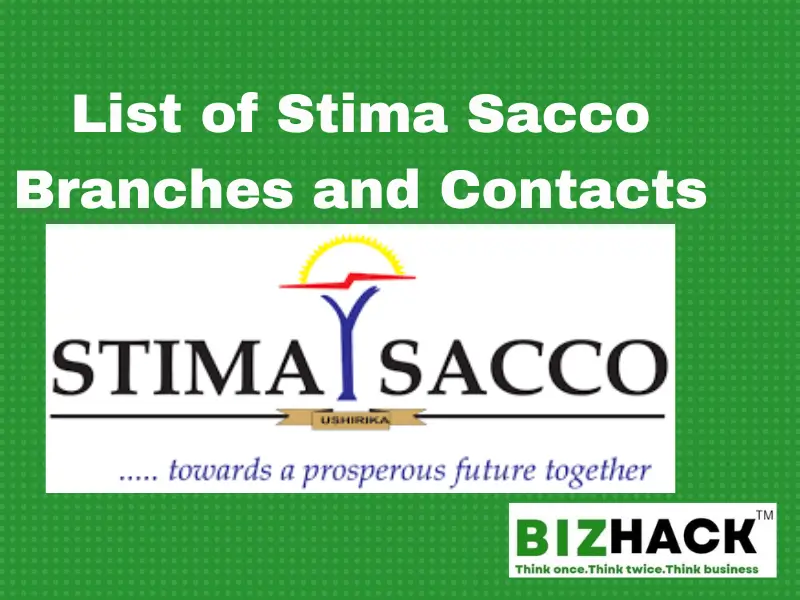 List of Stima Sacco Branches and Contacts